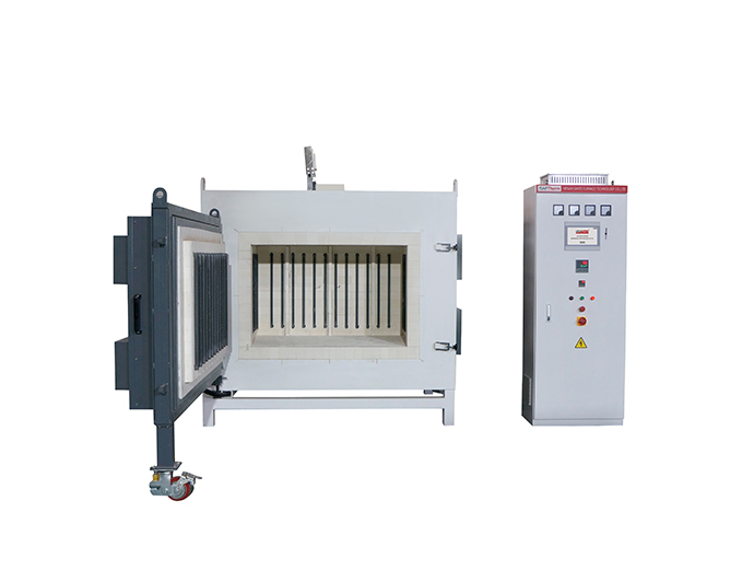 1400℃手動(dòng)門工業(yè)箱式電阻爐